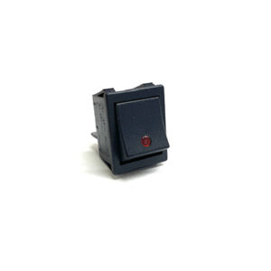 SWITCH BLACK LUMINOUS 2 POLE
